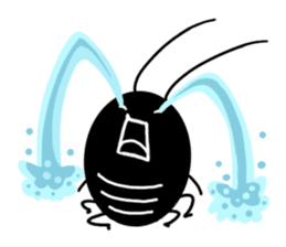 Liver ward cockroach. sticker #2588071