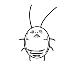 Liver ward cockroach. sticker #2588075