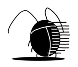 Liver ward cockroach. sticker #2588076