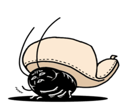 Liver ward cockroach. sticker #2588078