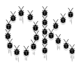 Liver ward cockroach. sticker #2588085