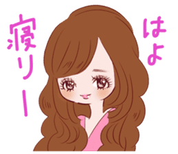 Dialect! Hakata-ben Mote-ko Girls sticker #2588156