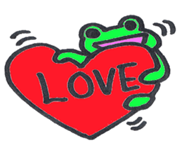 frog place KEROMICHI-AN LOVE sticker #2588287