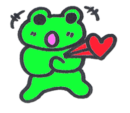 frog place KEROMICHI-AN LOVE sticker #2588288