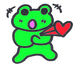 frog place KEROMICHI-AN LOVE sticker #2588288