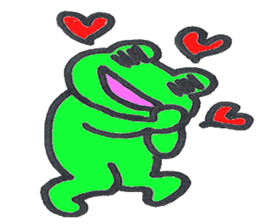 frog place KEROMICHI-AN LOVE sticker #2588289