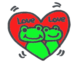 frog place KEROMICHI-AN LOVE sticker #2588292