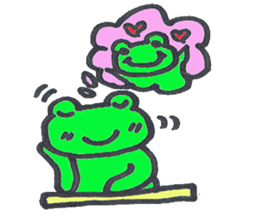 frog place KEROMICHI-AN LOVE sticker #2588296