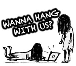 SKETCHY GHOST sticker #2588782