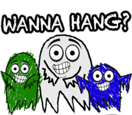 SKETCHY GHOST sticker #2588796