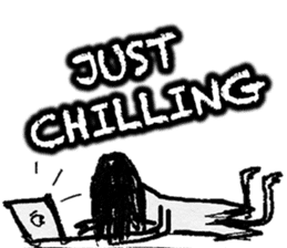 SKETCHY GHOST sticker #2588799