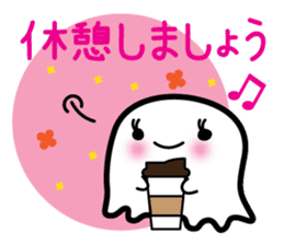 This is a pretty ghost called YOCCHI 6 sticker #2588896