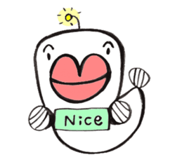 White Footballfish sticker #2589022