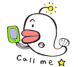 White Footballfish sticker #2589025