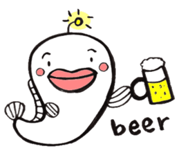 White Footballfish sticker #2589034