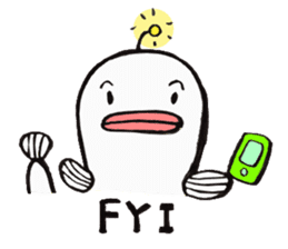 White Footballfish sticker #2589042