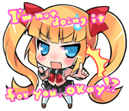 Tsundere Girls Eng ver. sticker #2589087