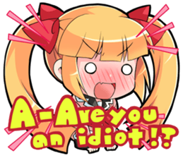 Tsundere Girls Eng ver. sticker #2589093