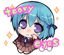 Tsundere Girls Eng ver. sticker #2589095