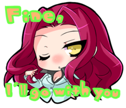 Tsundere Girls Eng ver. sticker #2589114