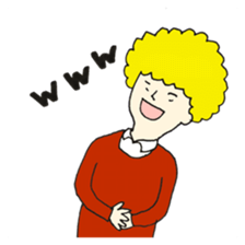 Afro sato sticker #2589132