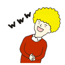 Afro sato sticker #2589132