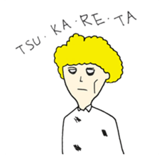 Afro sato sticker #2589145