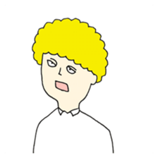 Afro sato sticker #2589161