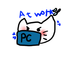 Mochu cat sticker #2589549