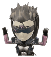 Sticker of ninja of the future 3D sticker #2589614