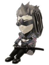 Sticker of ninja of the future 3D sticker #2589617