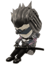 Sticker of ninja of the future 3D sticker #2589618