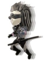 Sticker of ninja of the future 3D sticker #2589620