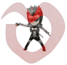 Sticker of ninja of the future 3D sticker #2589622