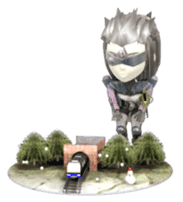 Sticker of ninja of the future 3D sticker #2589643