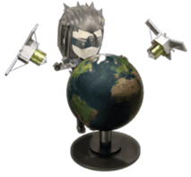 Sticker of ninja of the future 3D sticker #2589646