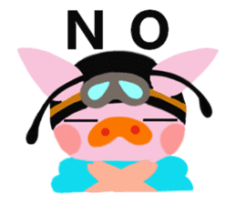 Piggibee sticker #2590370