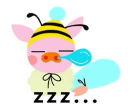 Piggibee sticker #2590372