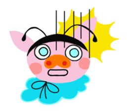 Piggibee sticker #2590375