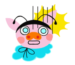 Piggibee sticker #2590375