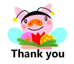 Piggibee sticker #2590376