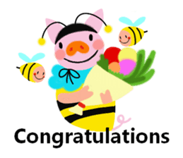 Piggibee sticker #2590388