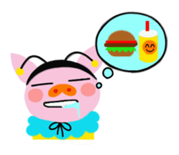 Piggibee sticker #2590400