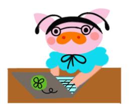 Piggibee sticker #2590403