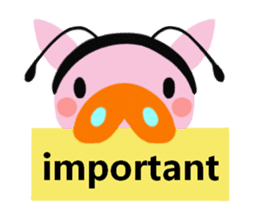 Piggibee sticker #2590406