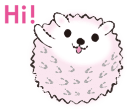 Yurufuwa hedgehog Lilli English version sticker #2590647