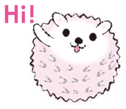 Yurufuwa hedgehog Lilli English version sticker #2590647
