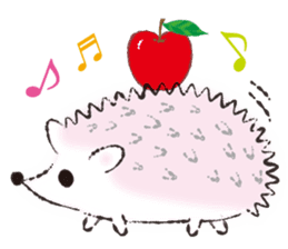 Yurufuwa hedgehog Lilli English version sticker #2590651