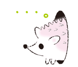 Yurufuwa hedgehog Lilli English version sticker #2590652