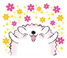 Yurufuwa hedgehog Lilli English version sticker #2590661